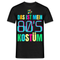 Fasching 80's Kostüm Lustiges T-Shirt - Schwarz
