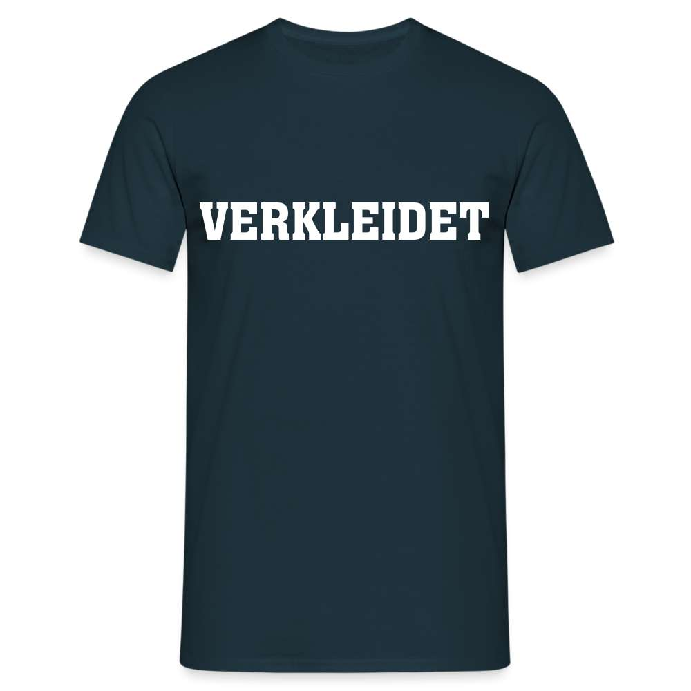 Fasching Kostüm Muffel Verkleidet Lustiges Faschings Männer T-Shirt - Navy