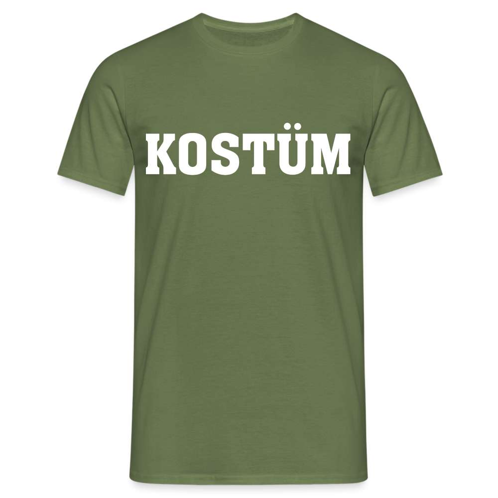 Fasching Kostüm Muffel Lustiges Faschings Männer T-Shirt - Militärgrün