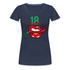 18. Geburtstag "Hot & Spicay" Lustiges Frauen Geschenk T-Shirt - Navy