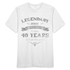 40. Geburtstag Vintage Retro Style Limited Edition Geschenk T-Shirt - weiß