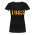 40. Geburtstag - 1983 Limited Edition - Frauen Geschenk T-Shirt - Schwarz