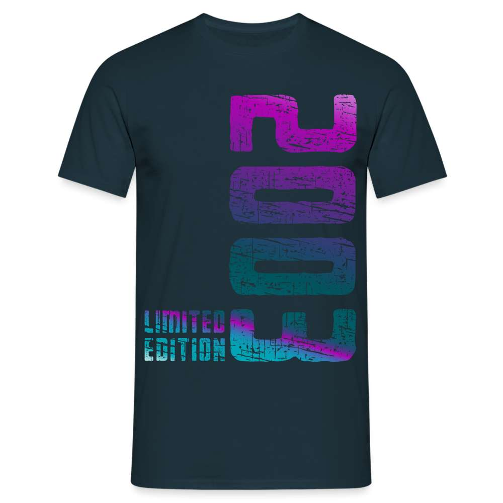 20. Geburtstag - 2003 Limited Edition - Geschenk T-Shirt - Navy