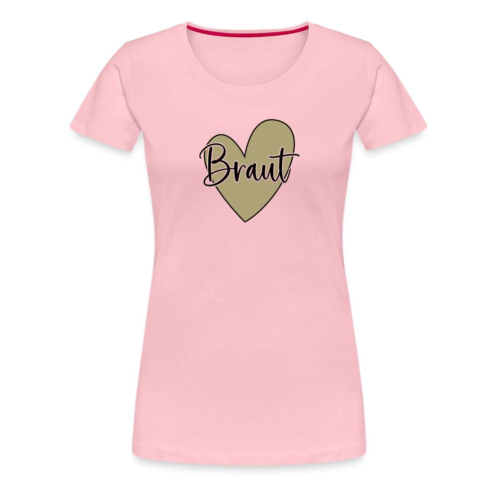 JGA Braut Shirt | Hochzeit Geschenk Frauen Premium T-Shirt - Hellrosa
