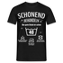 40. Geburtstags T-Shirt Schonend Behandeln - Das gute Stück is schon 40 Lustiges Geschenk Shirt - Schwarz