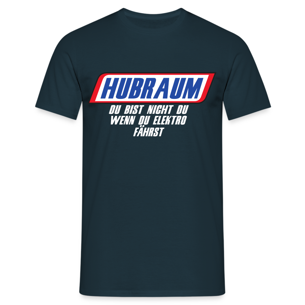 Mechaniker Hubraum du bist nicht du wenn du Elektro fährst T-Shirt - Navy