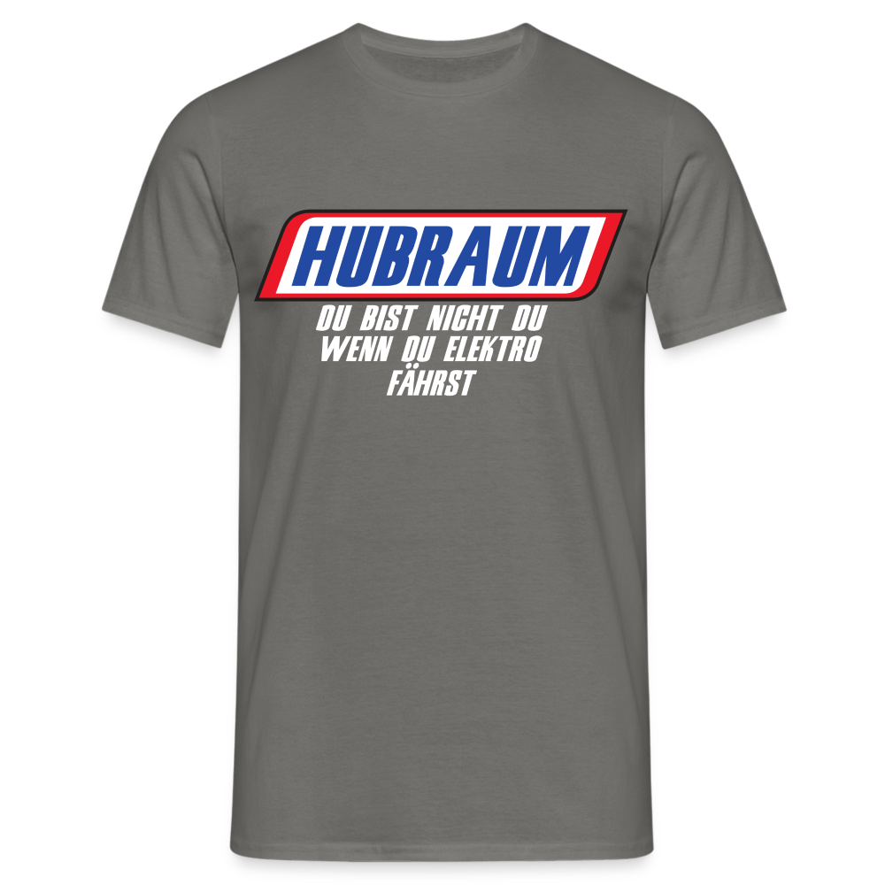 Mechaniker Hubraum du bist nicht du wenn du Elektro fährst T-Shirt - Graphit