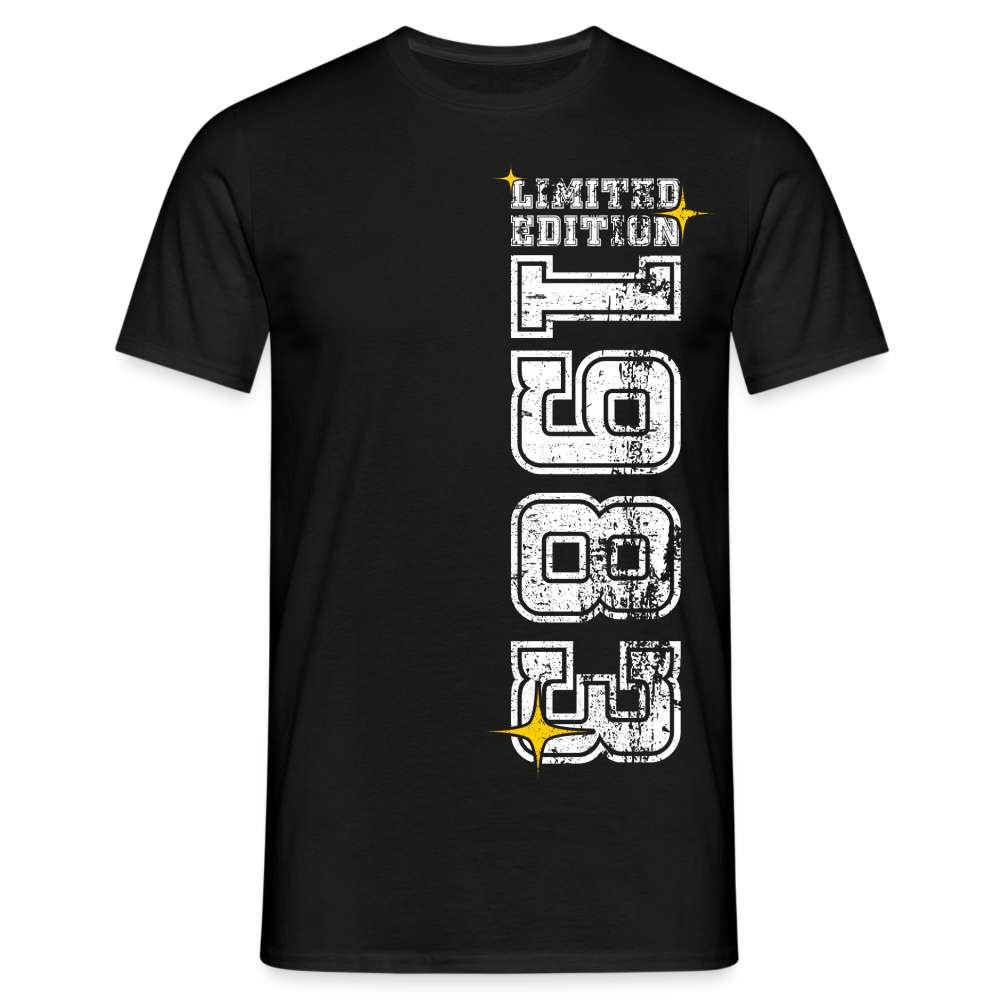 Jahrgang 1983 Geburtstag Retro Vintage Style Geschenk T-Shirt - Schwarz