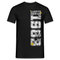 Jahrgang 1983 Geburtstag Retro Vintage Style Geschenk T-Shirt - Schwarz