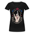 Mittelfinger Nope I Dont Care Lustiges Frauen T-Shirt - Schwarz