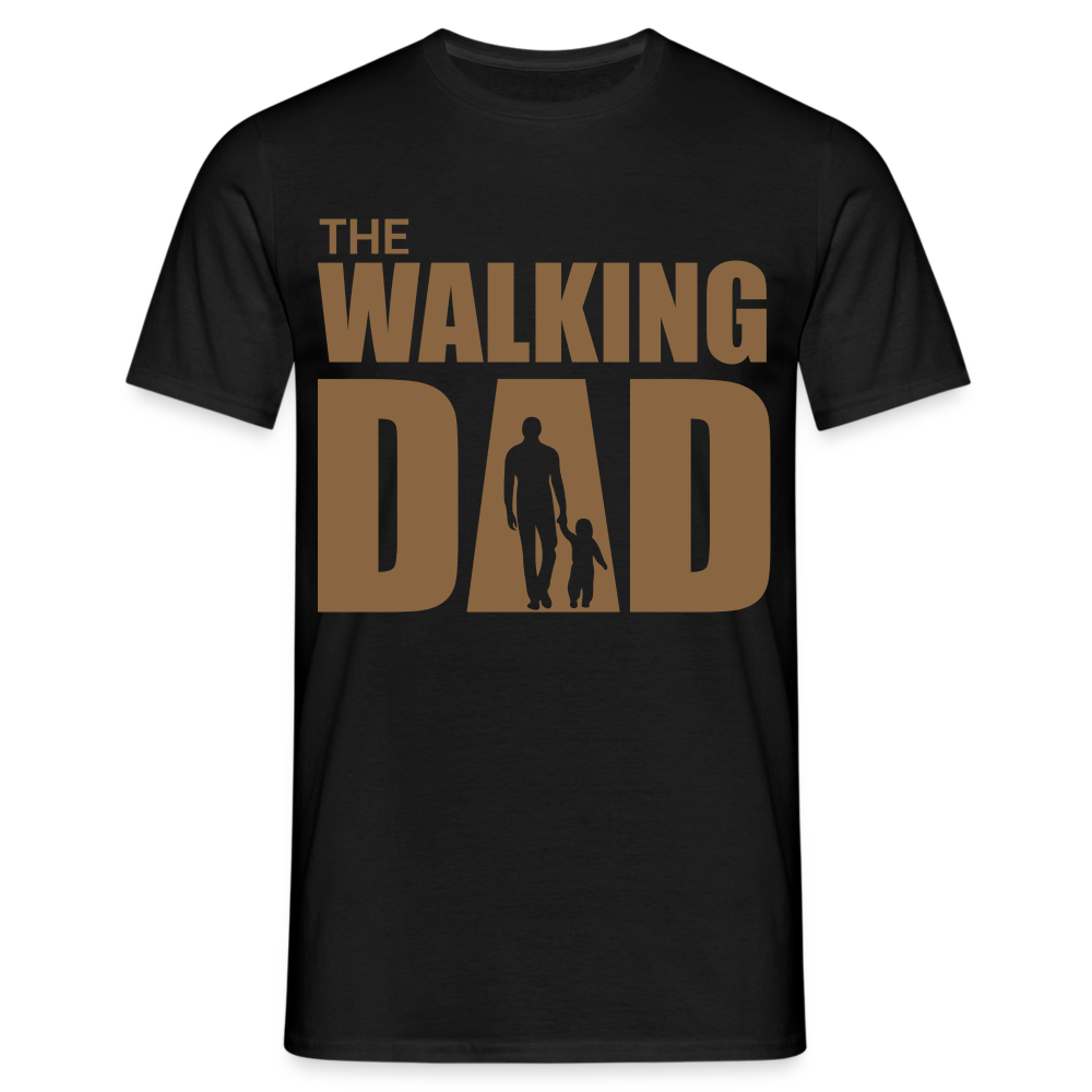 Vatertag Shirt The Walking Dad Lustiges Geschenk T-Shirt für Papas - Schwarz