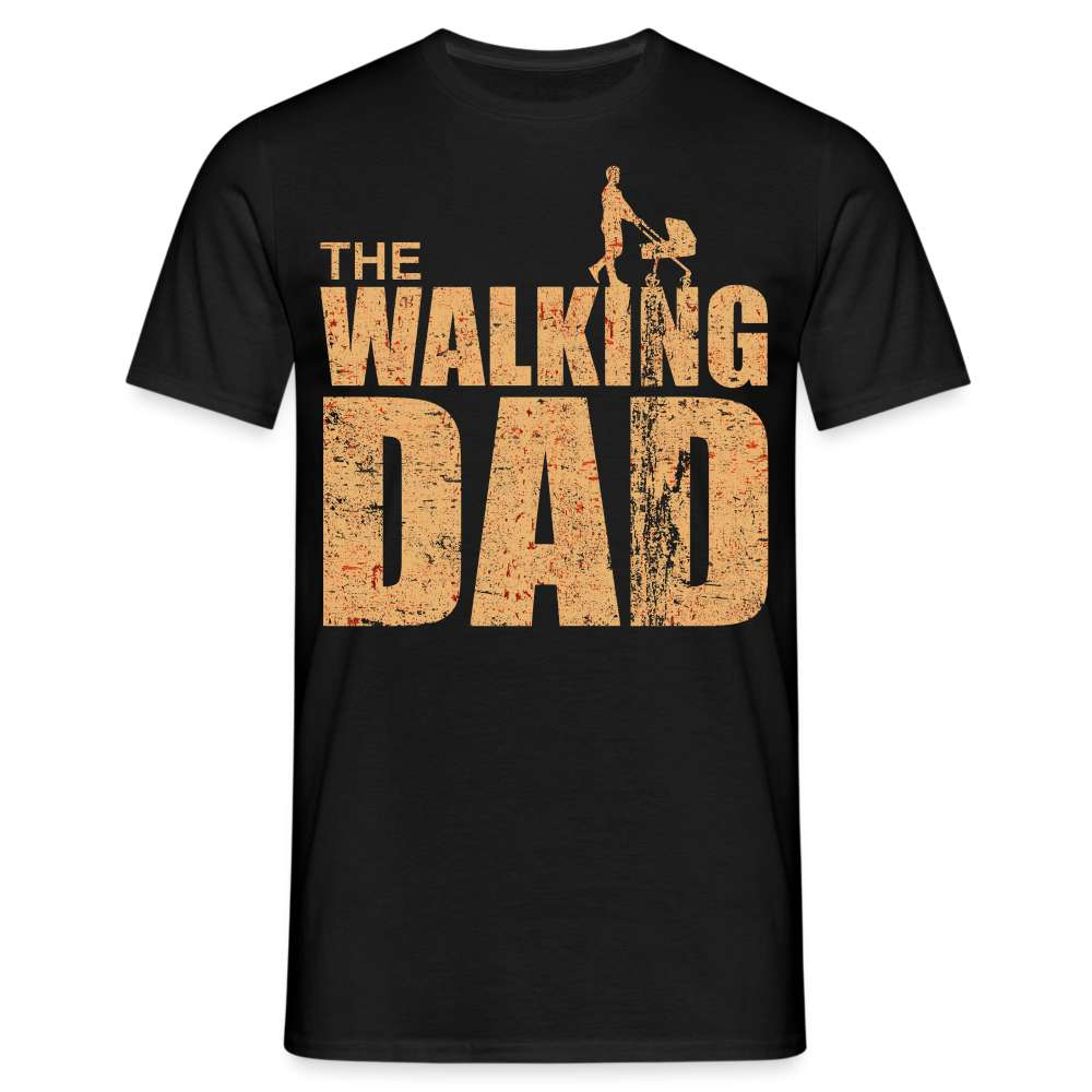 Vatertag Shirt The Walking Dad Lustiges Geschenk T-Shirt für Papas - Schwarz